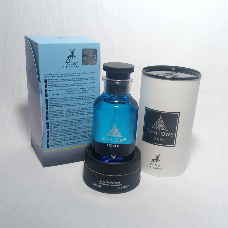 Parfum original Jean Lowe Azure Maison Alhambra Unisexe E 100 ML EAU DE PARFUM 3.4 FL.OZ