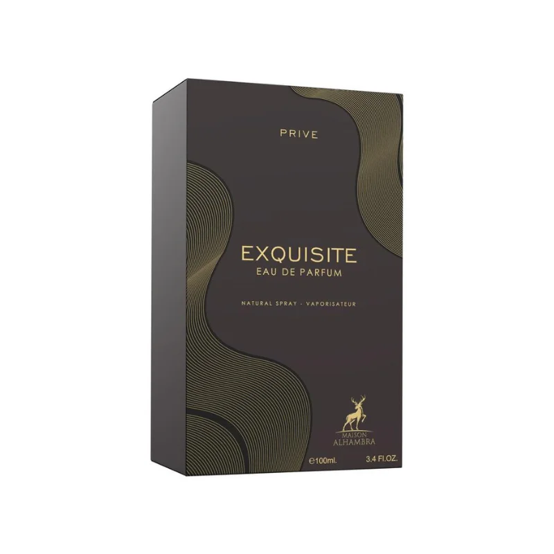 Parfum original Exquisite Prive EDP Maison Alhambra Unisexe E 100 ML EAU DE PARFUM 3.4 FL.OZ