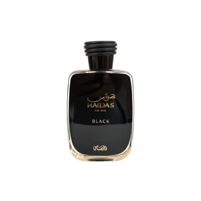 Parfum original Hawas Black Rasasi hommes E 100 ML EAU DE PARFUM 3.38 FL.OZ