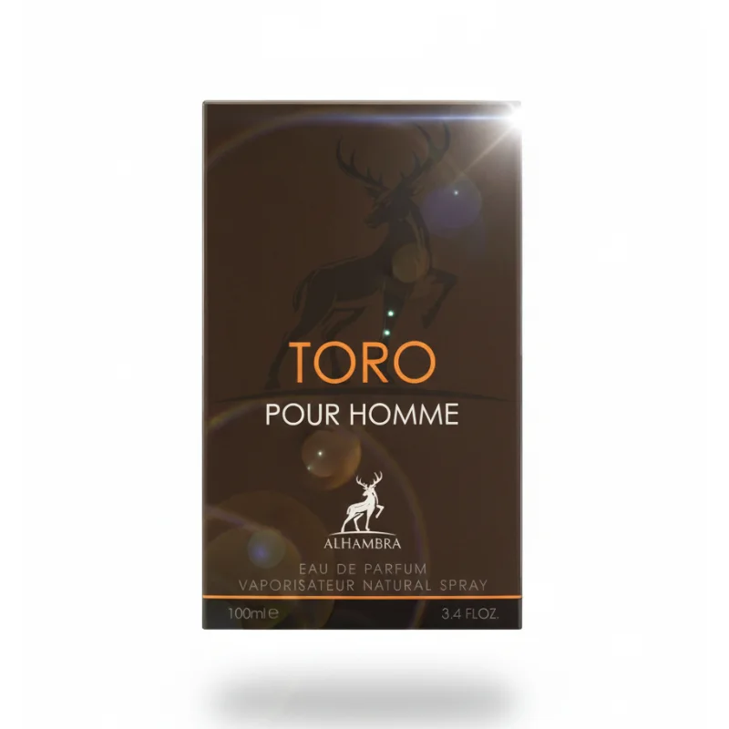 Parfum original Toro Pour Homme Maison Alhambra hommes E 100 ML EAU DE PARFUM 3.4 FL.OZ