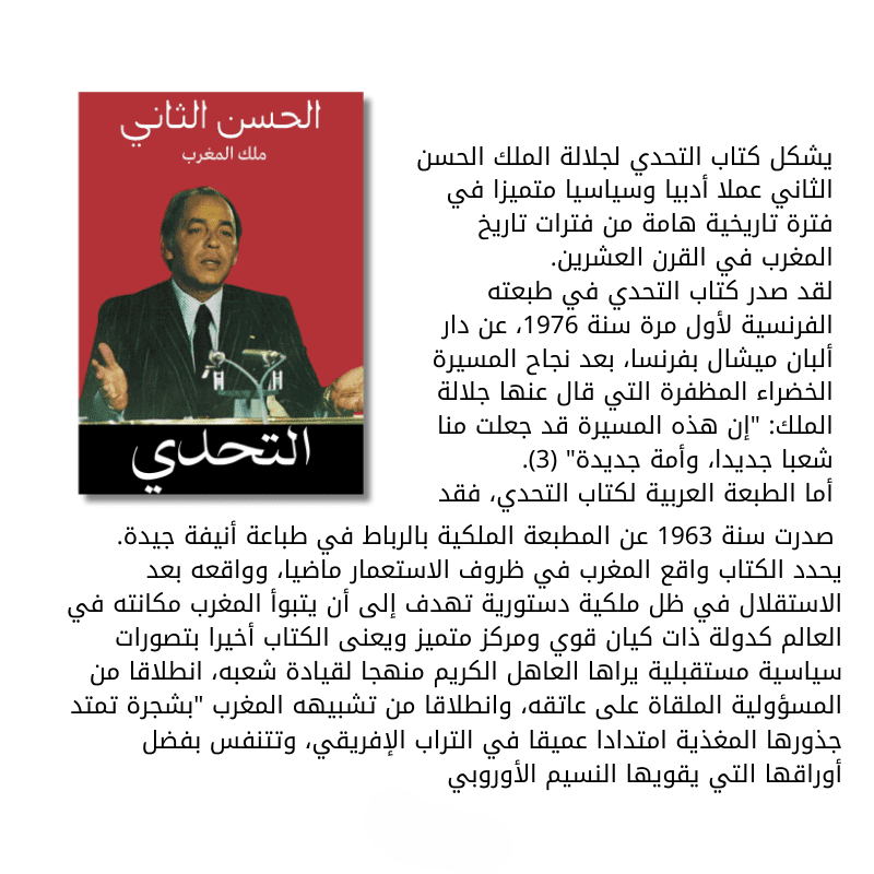 كتب الملك الراحل الحسن الثاني