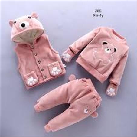 ملابس شتوية للاطفال الرضع من 3 قطع 2025