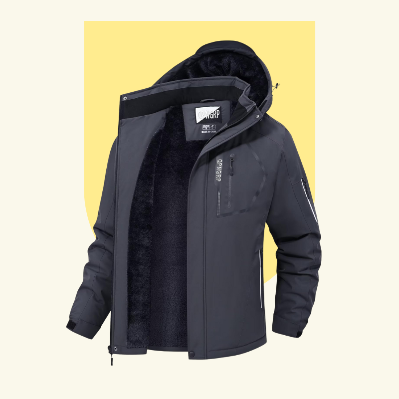 معطف ثلج رجالي مقاوم للماء ومصد للرياح