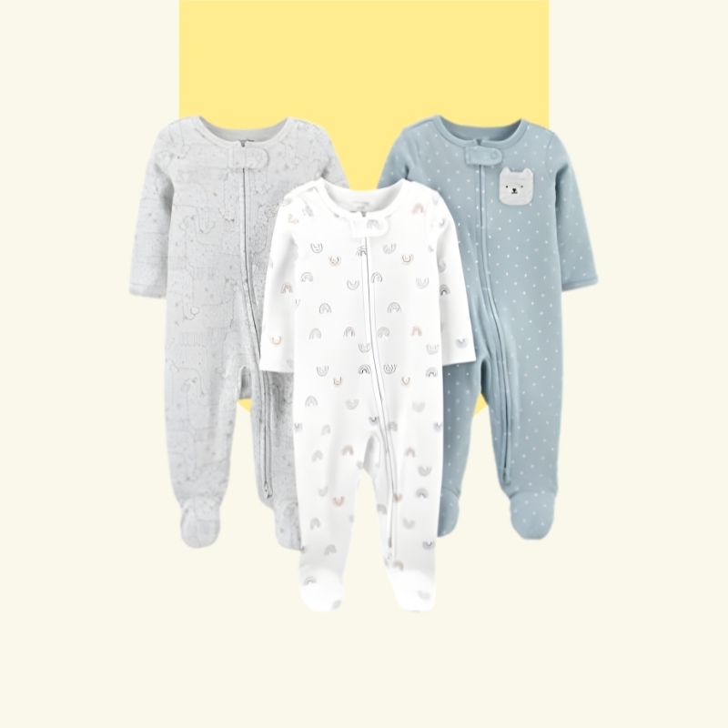 بيجامة للبنات بقصة فضفاضة من الصوف المقاوم للاشتعال