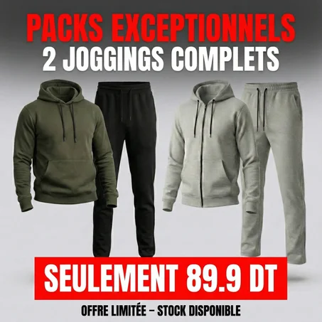 Packs 2 Joggings