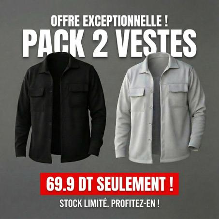 Packs 2 Vestes