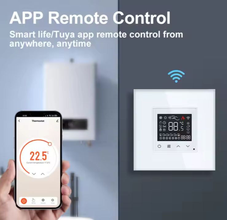 Wifi Thermostat intelligent Chauffe-eau électrique au sol Cuisinière à gaz Contrôleur de température