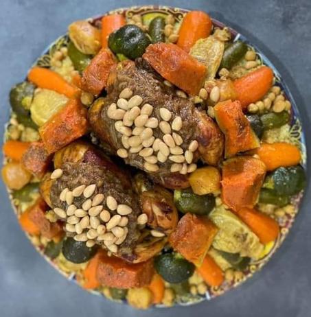 Couscous aux légumes 10 personnes
