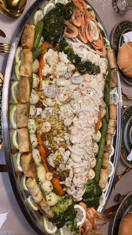 poisson farci sauce blanche