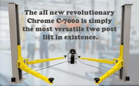 TRIUMPH C-7000 7000Lbs Adaptable 2 Post Auto Lift Car Hoist Movable
