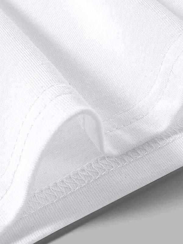 White T-Shirt – Mystic Eye Design