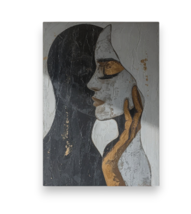 Tableau Décoratif - Mélange entre deux univers
