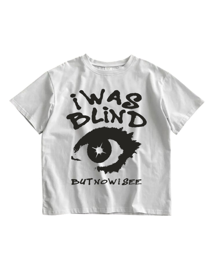 White T-Shirt – Mystic Eye Design