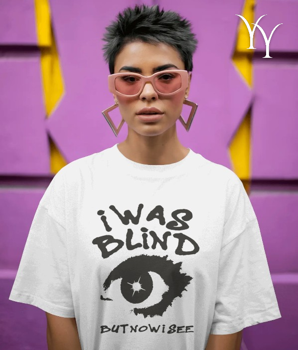 White T-Shirt – Mystic Eye Design