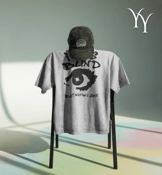 White T-Shirt – Mystic Eye Design