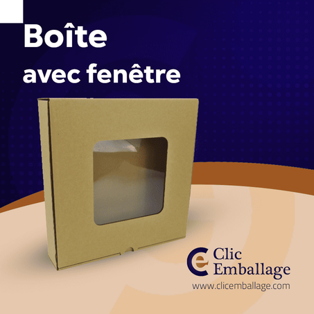 علب التغليف بالنافذة
