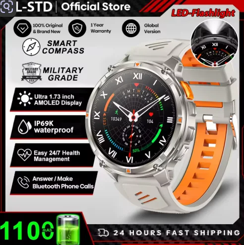 T-Rex3 Ultra – ساعة ذكية رياضية قوية ومق