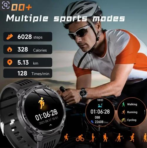 T-Rex3 Ultra – ساعة ذكية رياضية قوية ومق