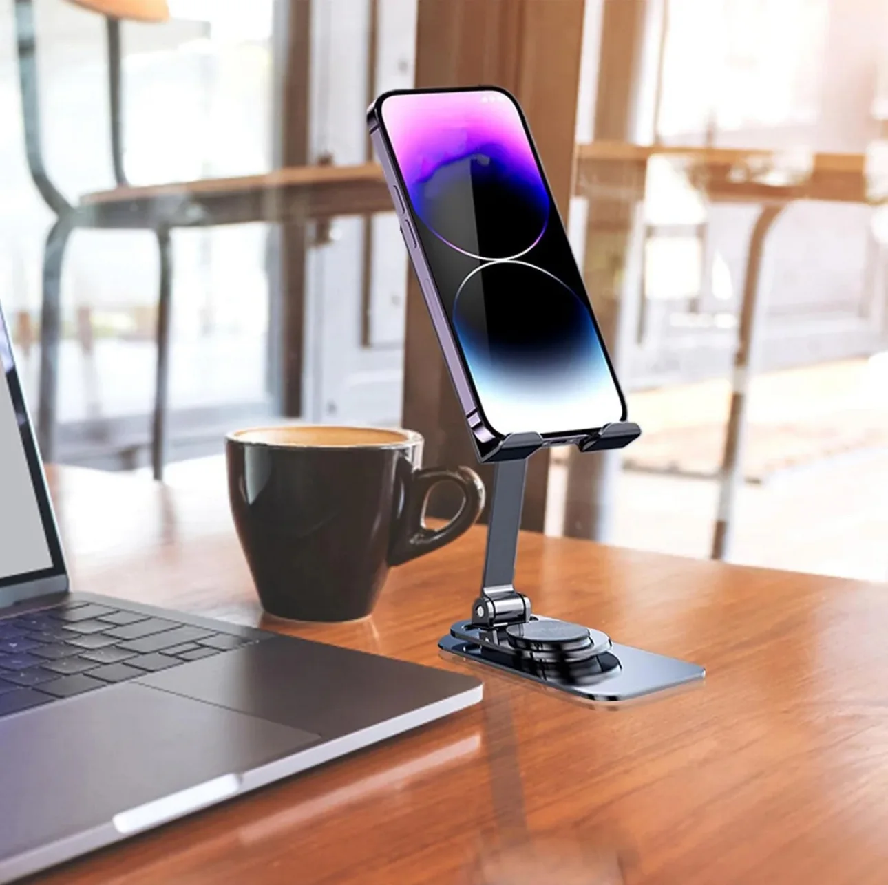 Flexi360 : Le Support de Téléphone Pivotant et Durable pour Votre Confort Quotidien