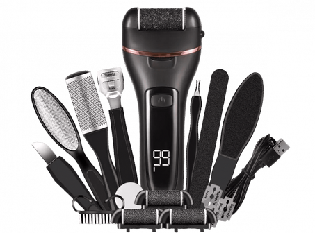 آلة تلميع القدمين الكهربائية Electric Foot Grinder File Machine