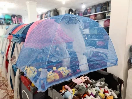 بفضل هذه الناموسية وداعا لناموس والحشرات👶احمِ طفلك واضمن له نومًا آمنًا مع ناموسية 😍🚼