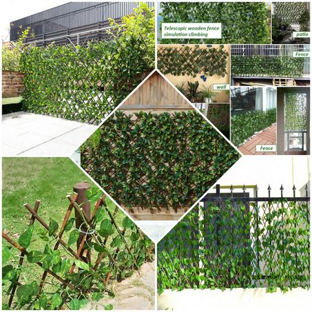 سياج ديكور على شكل أوراق الشجر