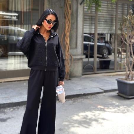 Ensemble noir chic - confortable et fluide