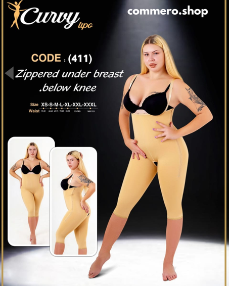 بدلة تحت الركبة بضھر