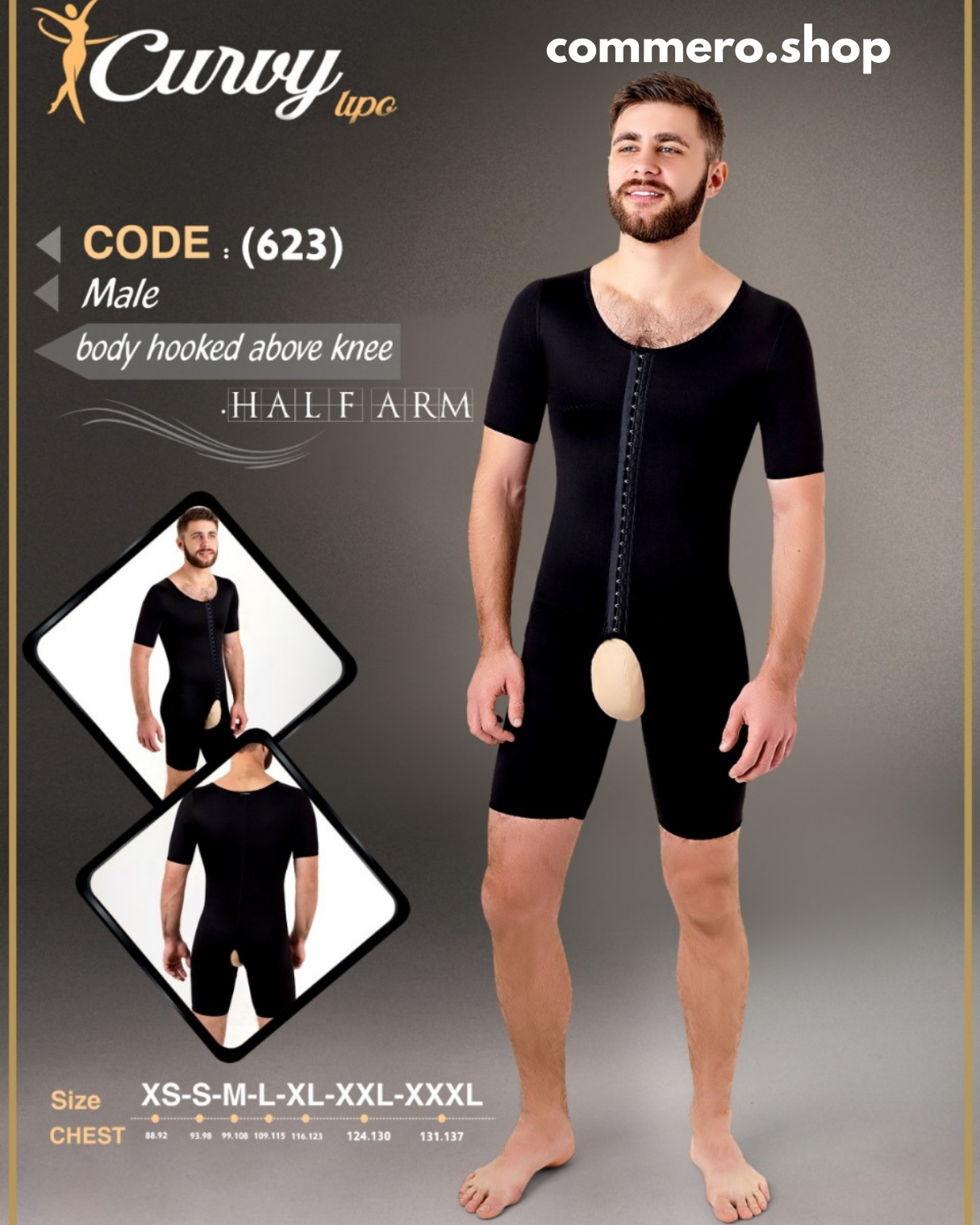 بدلة رجال شورت نص كم