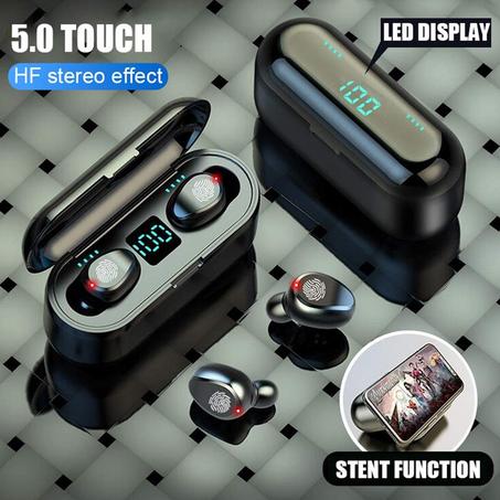 New F9 Wireless Headphones Bluetooth 5.0