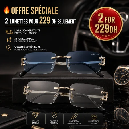 Pack 2 lunettes Cartier