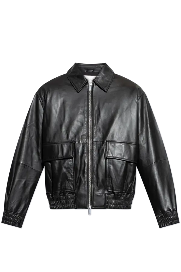 Piston Leather Bomber Jacket