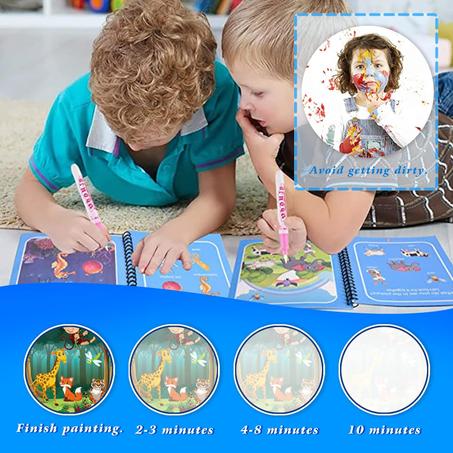 كتاب التلوين السحري للأطفال