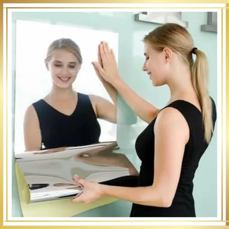 المرآة اللاصقة غير قابلة للانكسار