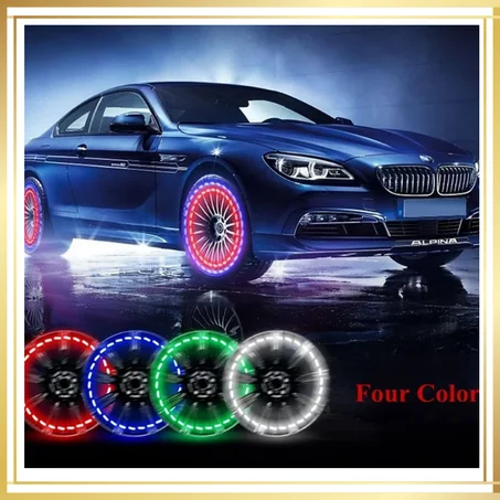 القرص الملون لعجلات السيارة