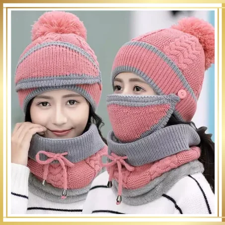 قبعة من الصوف الطبيعي