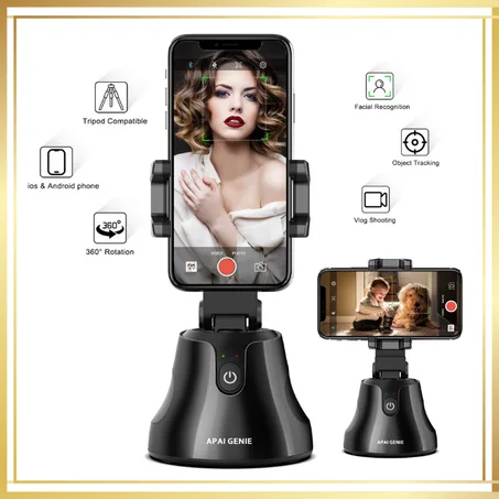 360 portable Téléphone intelligent de suivi automatique Selfie titulaire Téléphone