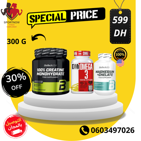 pack creatine monohydrate plus les vitamine