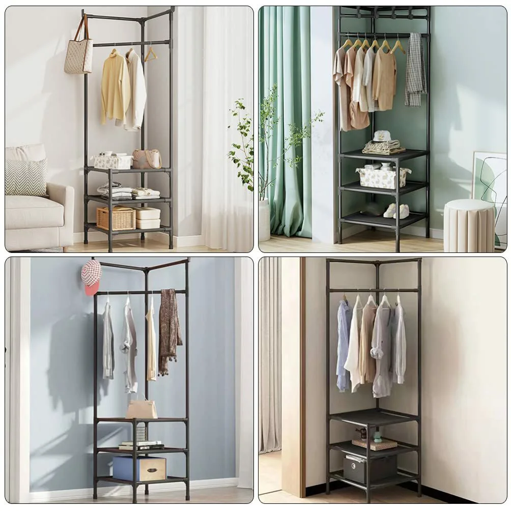 حامل الملابس الزاوي الذكي