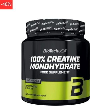 100% CRÉATINE BIOTECH USA MONOHYDRATE 300g