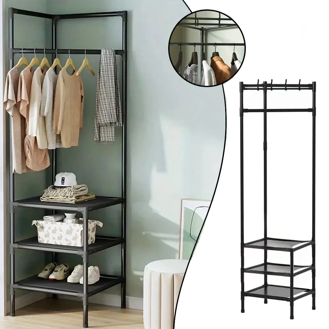 حامل الملابس الزاوي الذكي