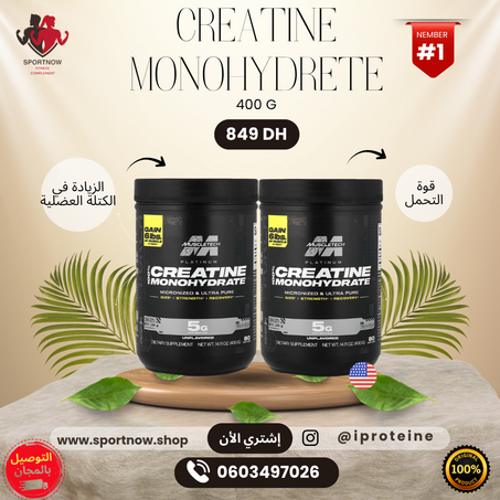 Platinum 100% Creatine Monohydrate, (400 g)