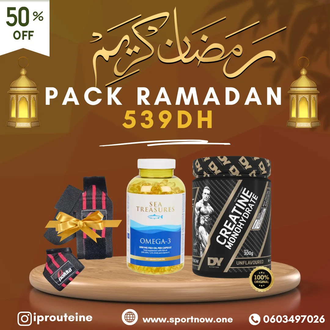 Pack Créatine Monohydrate + Oméga-3 Santé