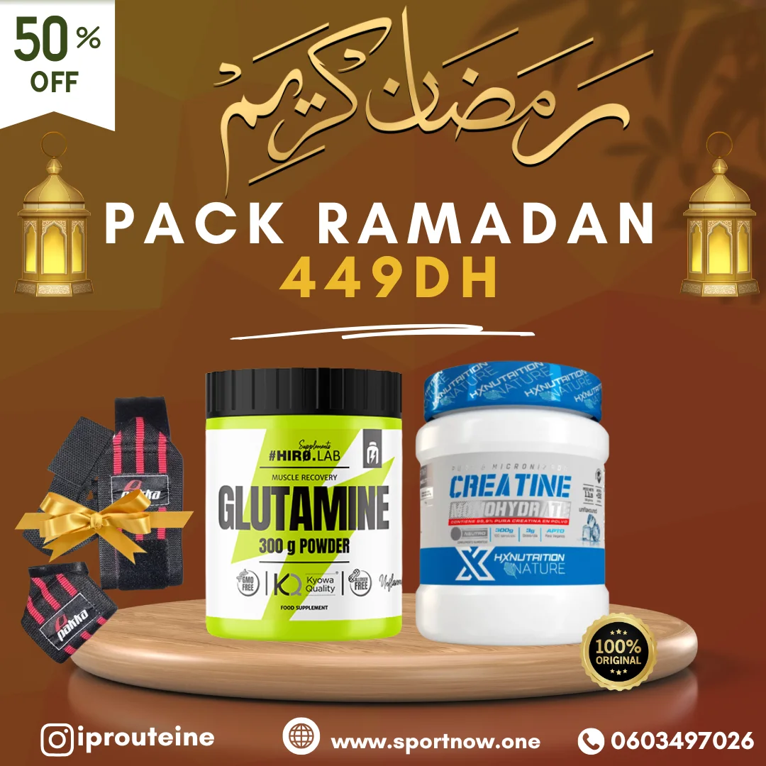 Pack Créatine Monohydrate + Glutamine