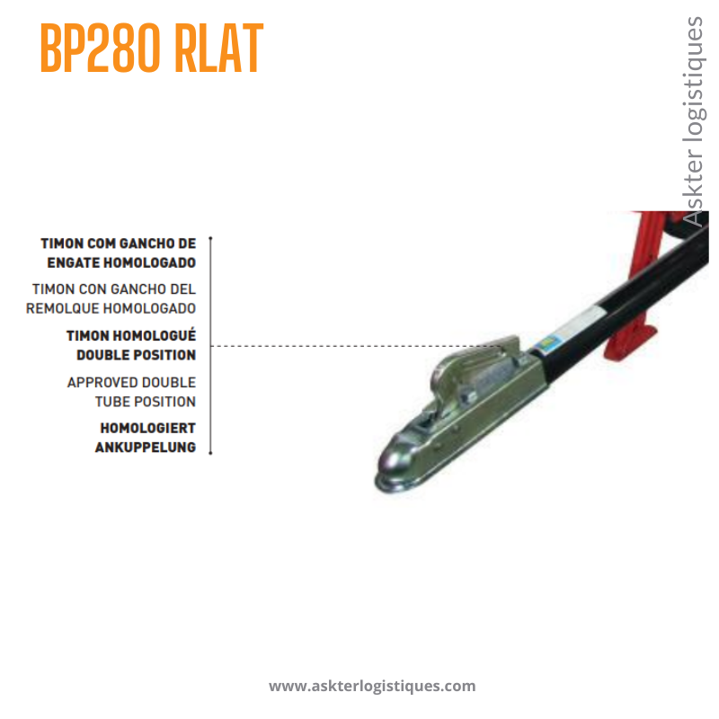 BP280 RLAT - BÉTONNIÈRE PROFESSIONNEL TRACTABLE