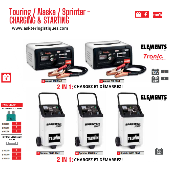 Touring / Alaska / Sprinter - CHARGING & STARTING