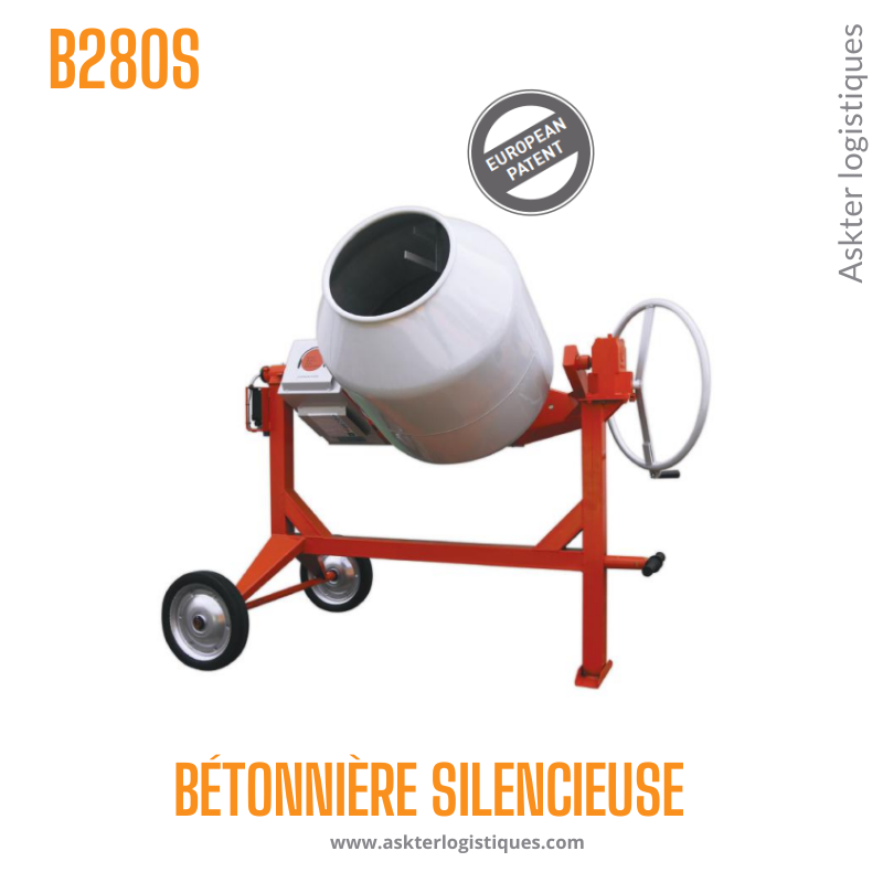 B280S - BÉTONNIÈRE SILENCIEUSE