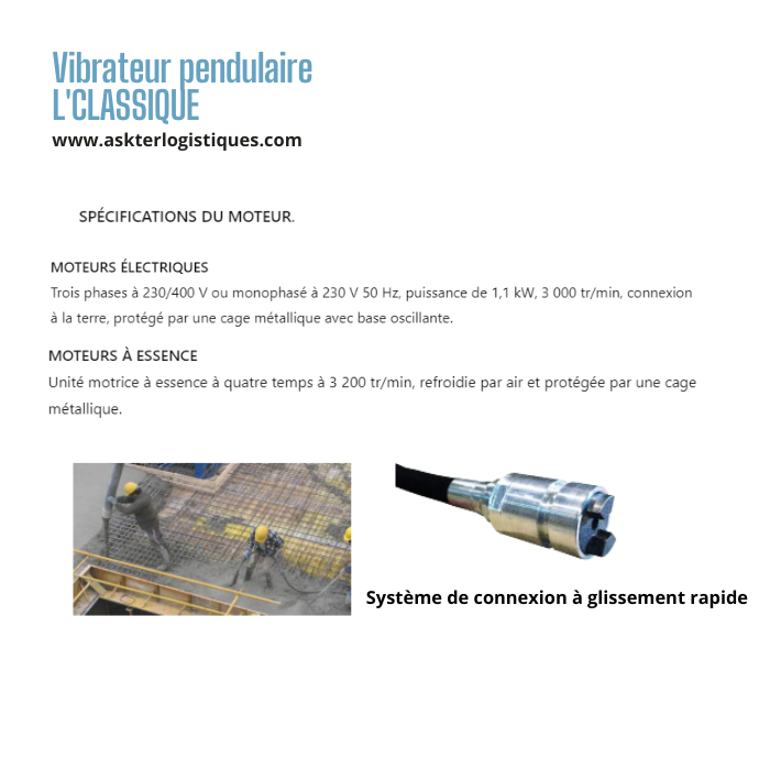 Vibrateur pendulaire L