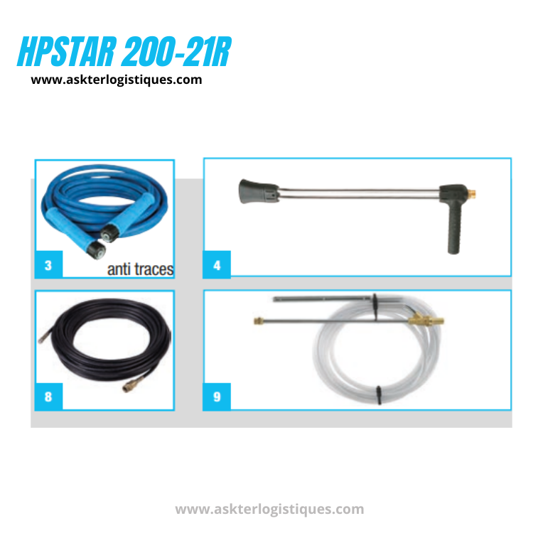 HPSTAR 200-21R - Nettoyeurs Haute Pression Moteur à essence