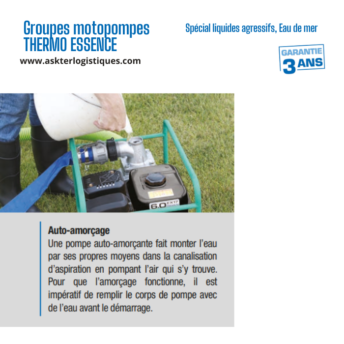 Groupes motopompes THERMO ESSENCE